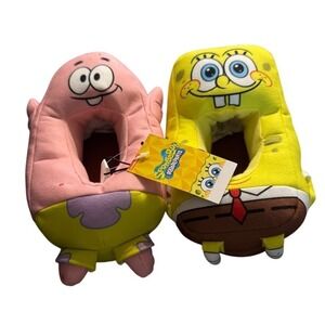 Nickelodeon‎ Spongebob Patrick Boys Youth Slippers Shoes Size 11 12